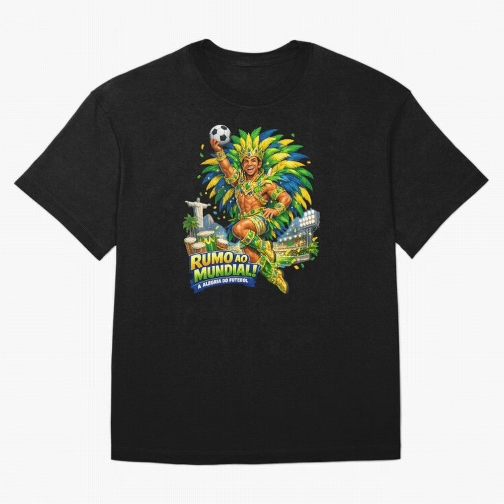 Brazil World Cup 2026 Carnival Fan Art Classic T-Shirt Bring International Match Energy to FIFA World Cup 2026 Group Stage Spirit, Inspired by England and Germany, CR7 and Messi, Soccer Culture, Superstar Moments, National Team Dreams and
