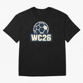 WC26 Retro Soccer Ball Vintage Football Fan Design Classic T-Shirt Feel International Energy from FIFA World Cup 2026 USA Canada Mexico Spirit, Made for France, Mbappe, Sports Nostalgia, International Competition, Famous Players and Unforgettable