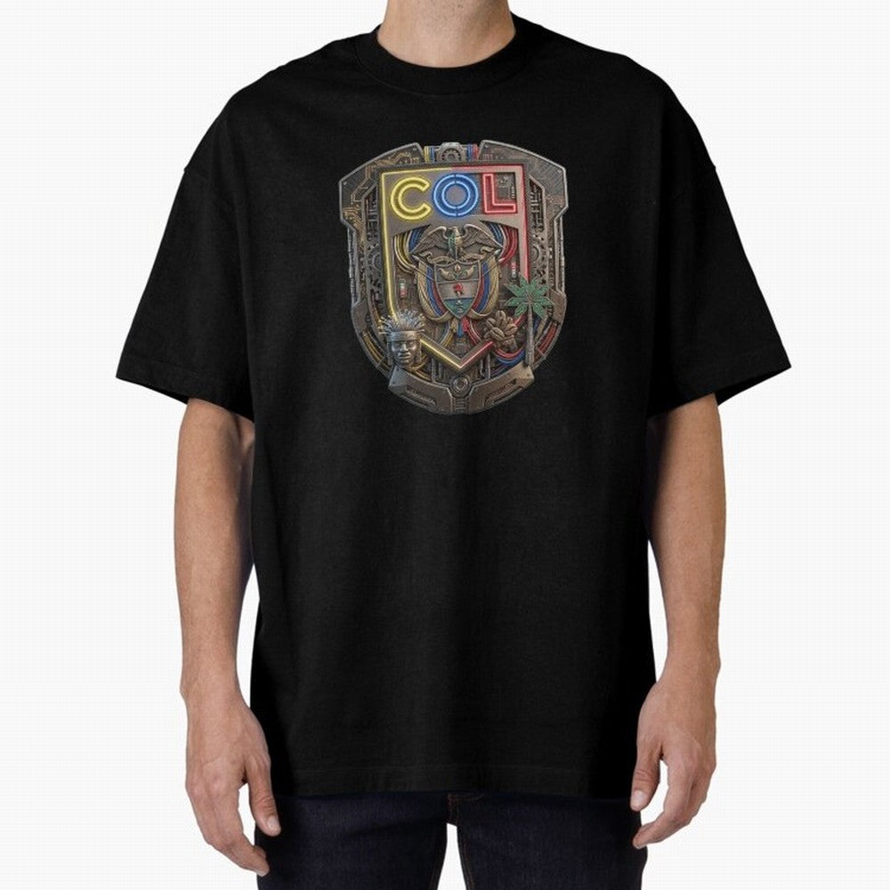 Feel the passion of Colombia with this dynamic Shield and soccer player design Classic T-Shirt Mark Global Football Passion for FIFA World Cup 2026 USA Canada Mexico, Highlighting Messi and Cristiano Ronaldo, Argentina, France and Brazil, Champion