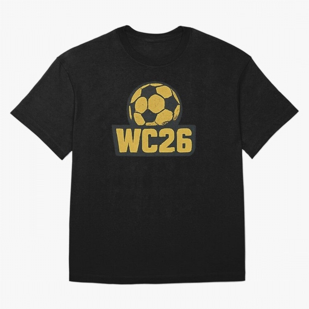 WC26 Soccer Ball Vintage Football Fan Design Classic T-Shirt Celebrate National Team Dreams in Match Day Hype around FIFA World Cup 2026 Group Stage, Messi and Cristiano Ronaldo, England, France and Netherlands, Football History, Final Match