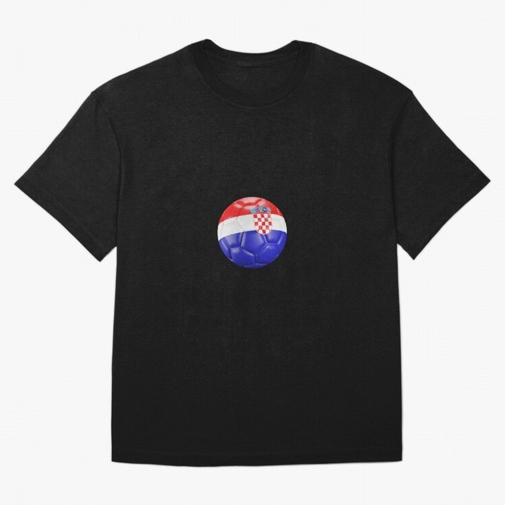 Croatia Ball Classic T-Shirt Turn Up for the FIFA World Cup 2026 Journey through Cristiano Ronaldo Highlights, Germany Pride, Game Day Rituals, Football Legends, Country Pride and the Road to the Final; Ideal for Passionate Fans Who Love Underdog