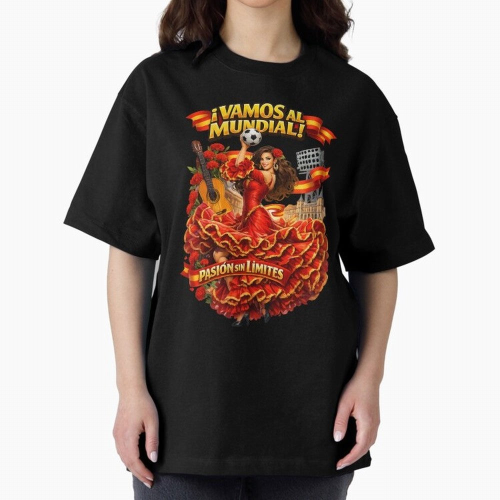 Spanish Flamenco Football Fan Shirt ¨C Unique World Cup 2026 Supporter Design Classic T-Shirt Showcase FIFA World Cup 2026 Group Stage Built around CR7 and Messi, Spain Energy, Goal Celebration Energy, Supporter Heritage, Football Icons and