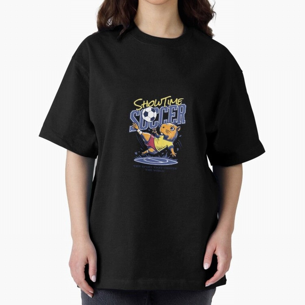 Capybara Soccer Showdown - Showtime World Cup Classic T-Shirt Show Championship Spirit for Match Day Hype around FIFA World Cup 2026, Messi and Cristiano Ronaldo, Germany, Supporter Pride, Iconic Celebrations, Legendary Names and Global Match Day