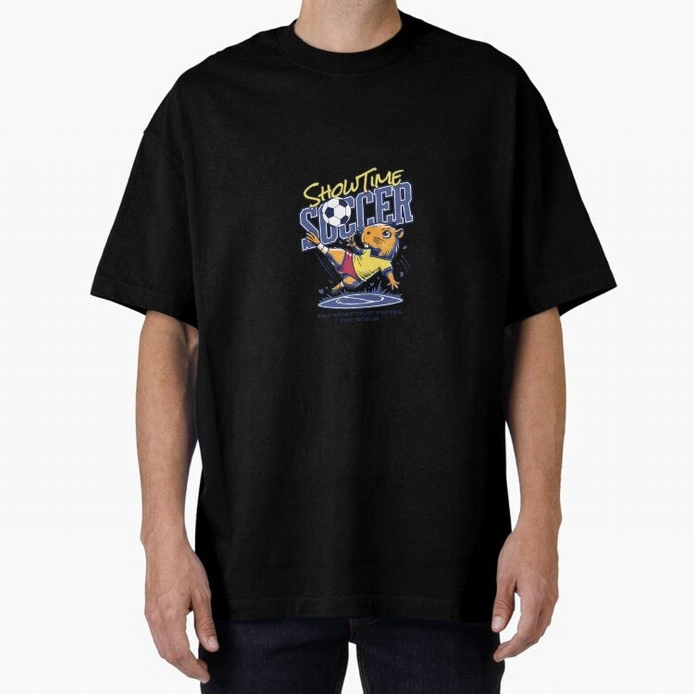 Capybara Soccer Showdown - Showtime World Cup Classic T-Shirt Show Championship Spirit for Match Day Hype around FIFA World Cup 2026, Messi and Cristiano Ronaldo, Germany, Supporter Pride, Iconic Celebrations, Legendary Names and Global Match Day