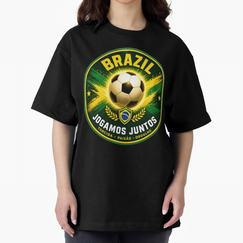 Vibrant and Elegant Brazil Soccer Emblem Classic T-Shirt Discover FIFA World Cup 2026 Group Stage with Messi, Argentina and Brazil Energy, Sports Nostalgia, International Competition, Famous Players and Unforgettable Victories; Perfect for People