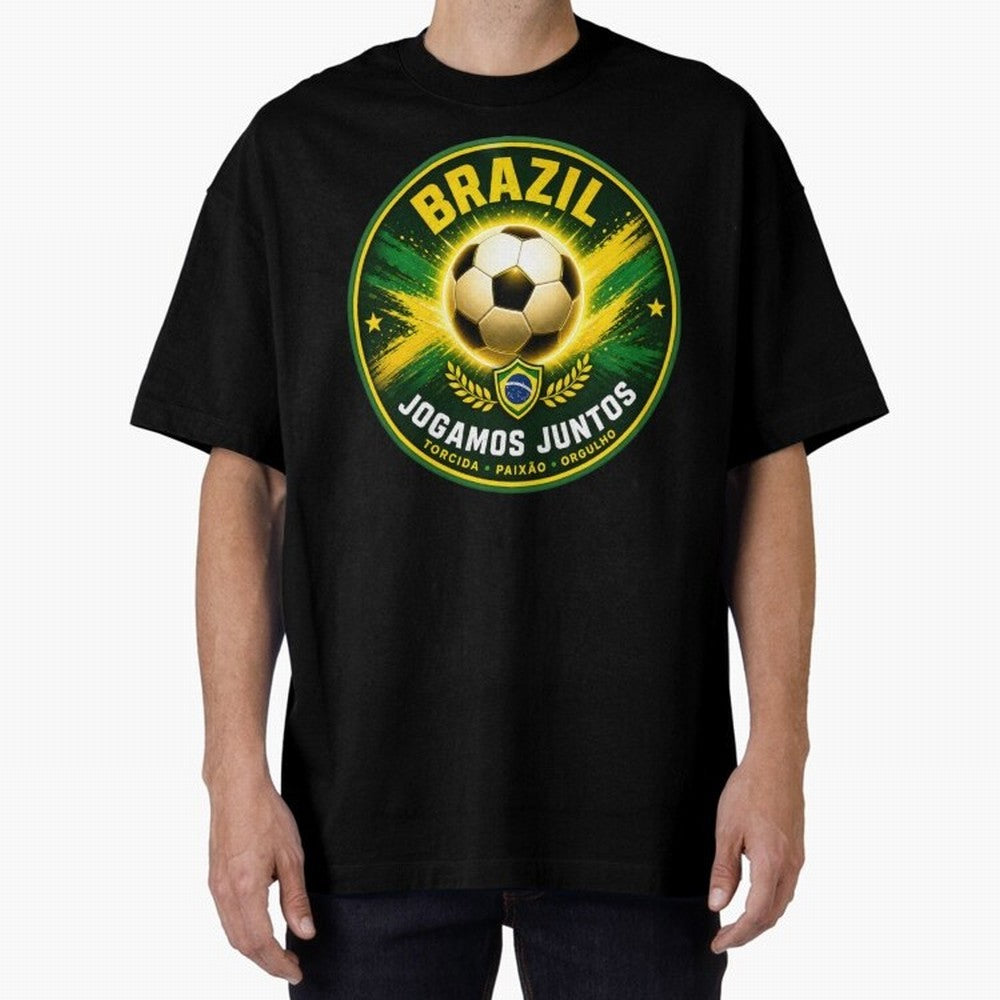 Vibrant and Elegant Brazil Soccer Emblem Classic T-Shirt Discover FIFA World Cup 2026 Group Stage with Messi, Argentina and Brazil Energy, Sports Nostalgia, International Competition, Famous Players and Unforgettable Victories; Perfect for People