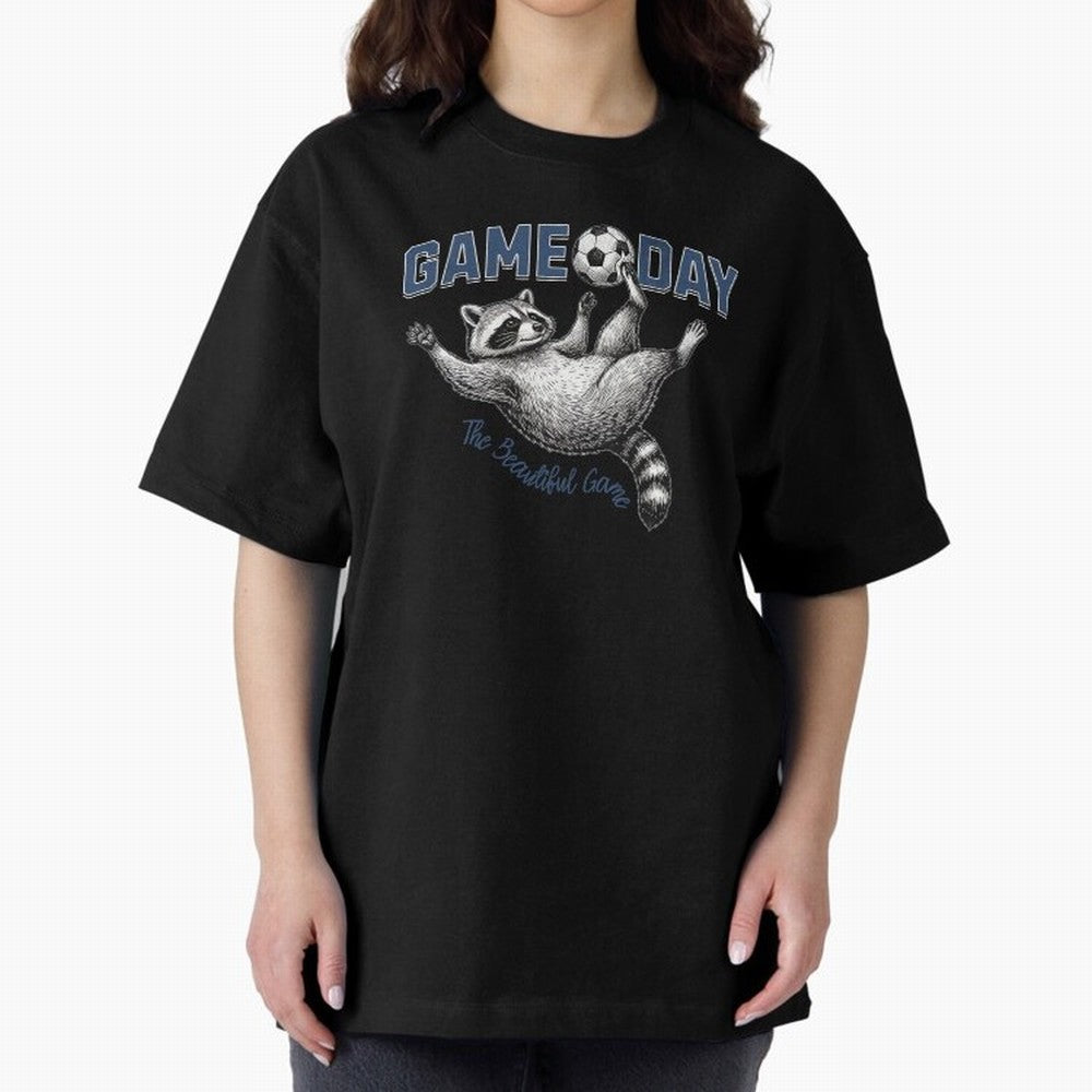 Raccoon Soccer Game Day The Beautiful Game Classic T-Shirt Turn Every Weekend Toward Global Football Passion for FIFA World Cup 2026, Featuring Neymar, England, France and Netherlands, Supporter Pride, Iconic Celebrations, Legendary Names and