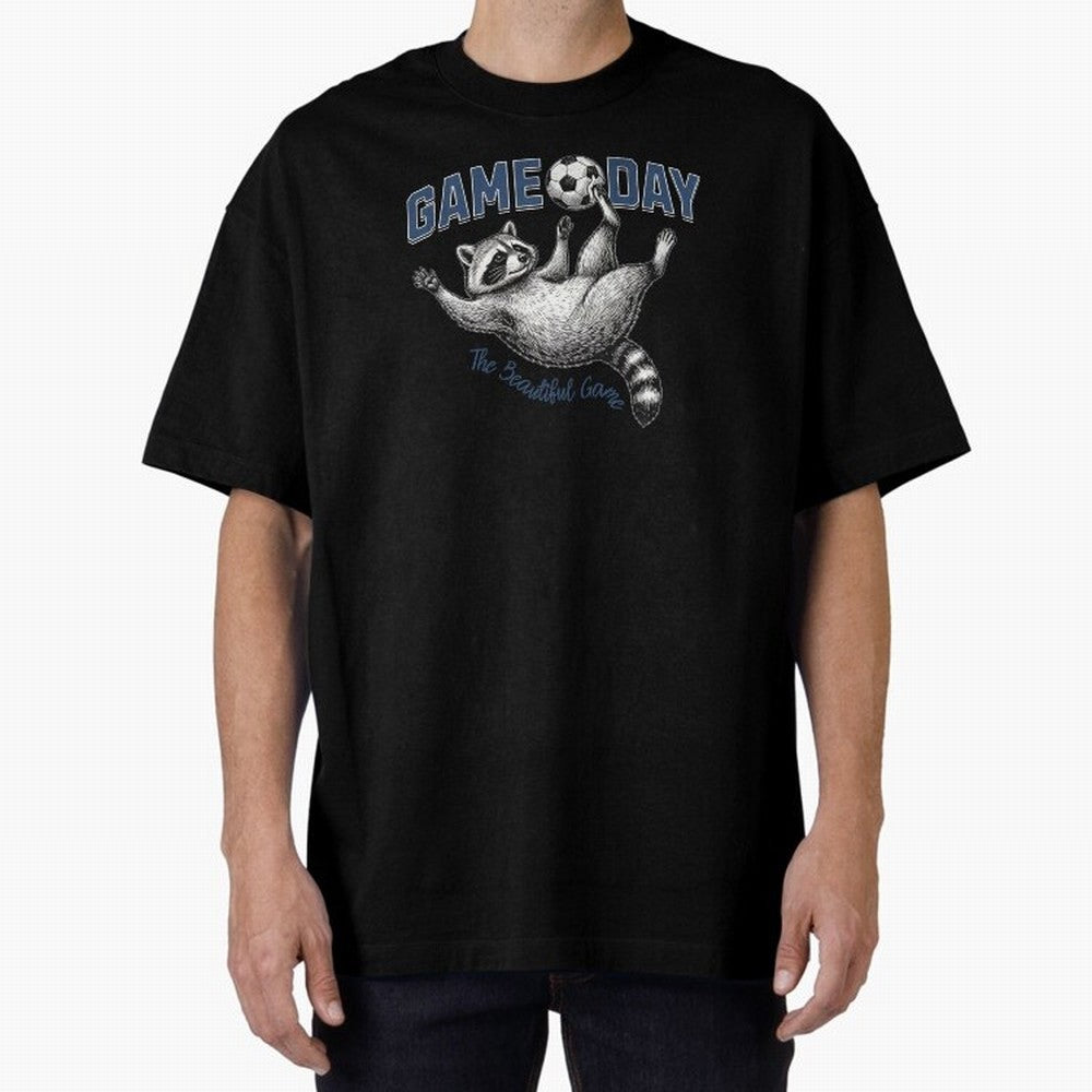 Raccoon Soccer Game Day The Beautiful Game Classic T-Shirt Turn Every Weekend Toward Global Football Passion for FIFA World Cup 2026, Featuring Neymar, England, France and Netherlands, Supporter Pride, Iconic Celebrations, Legendary Names and