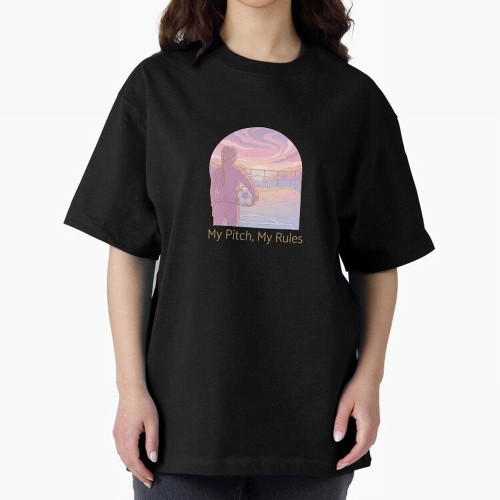 My Pitch My Rules Female Soccer Empowerment Classic T-Shirt Bring Champion Energy into the FIFA World Cup 2026 Journey through Messi, Neymar and Mbappe Highlights, Brazil, Portugal and Argentina Pride, Football Passion, Legendary Performances,