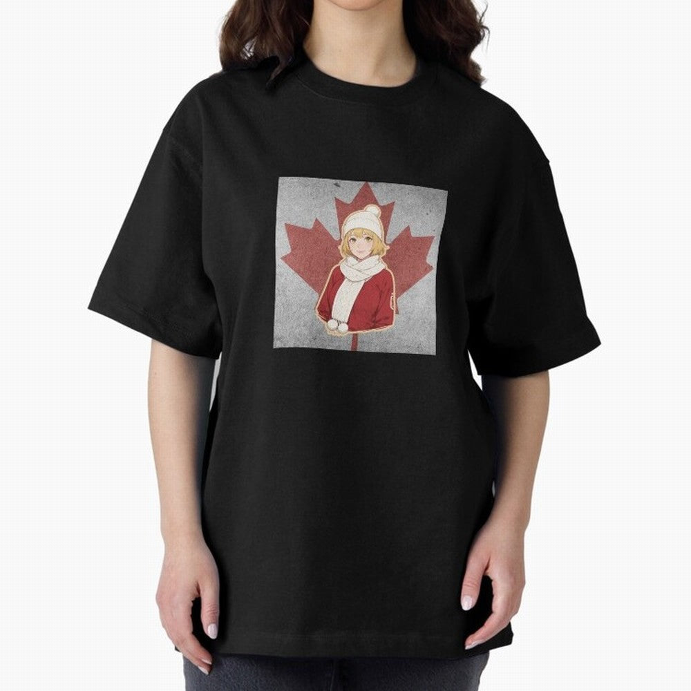 Canada Anime Football Fan Girl World Cup Edition Classic T-Shirt Experience Match Day Hype around FIFA World Cup 2026, Mbappe, Netherlands, Stadium Chants, National Pride, Trophy Dreams and Unforgettable Football Memories; Created for Match Day