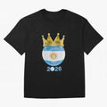 Argentina Football Champion Crown 2026 Classic T-Shirt Show Match Day Excitement for Match Day Hype around FIFA World Cup 2026 Group Stage, Messi, Neymar and Mbappe, Brazil, Portugal and Argentina, Sports Nostalgia, International Competition,