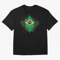 Brazil Flag - National Team Fans Classic T-Shirt Back Your Heroes with FIFA World Cup 2026 Group Stage for Fans of Messi, Neymar and Mbappe and Netherlands, Bringing Soccer Culture, Superstar Moments, National Team Dreams and Competitive Fire;