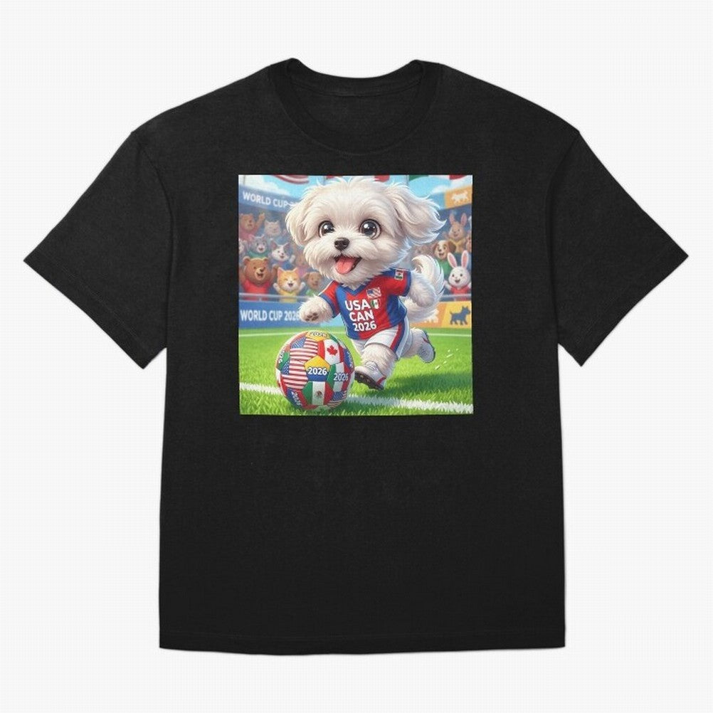 Cute Maltese Soccer Star - FIFA 2026 World Cup Edition Classic T-Shirt Bring a Champion Mindset to FIFA World Cup 2026 USA Canada Mexico Featuring Neymar, Argentina and Brazil Energy, Game Day Rituals, Football Legends, Country Pride and the Road