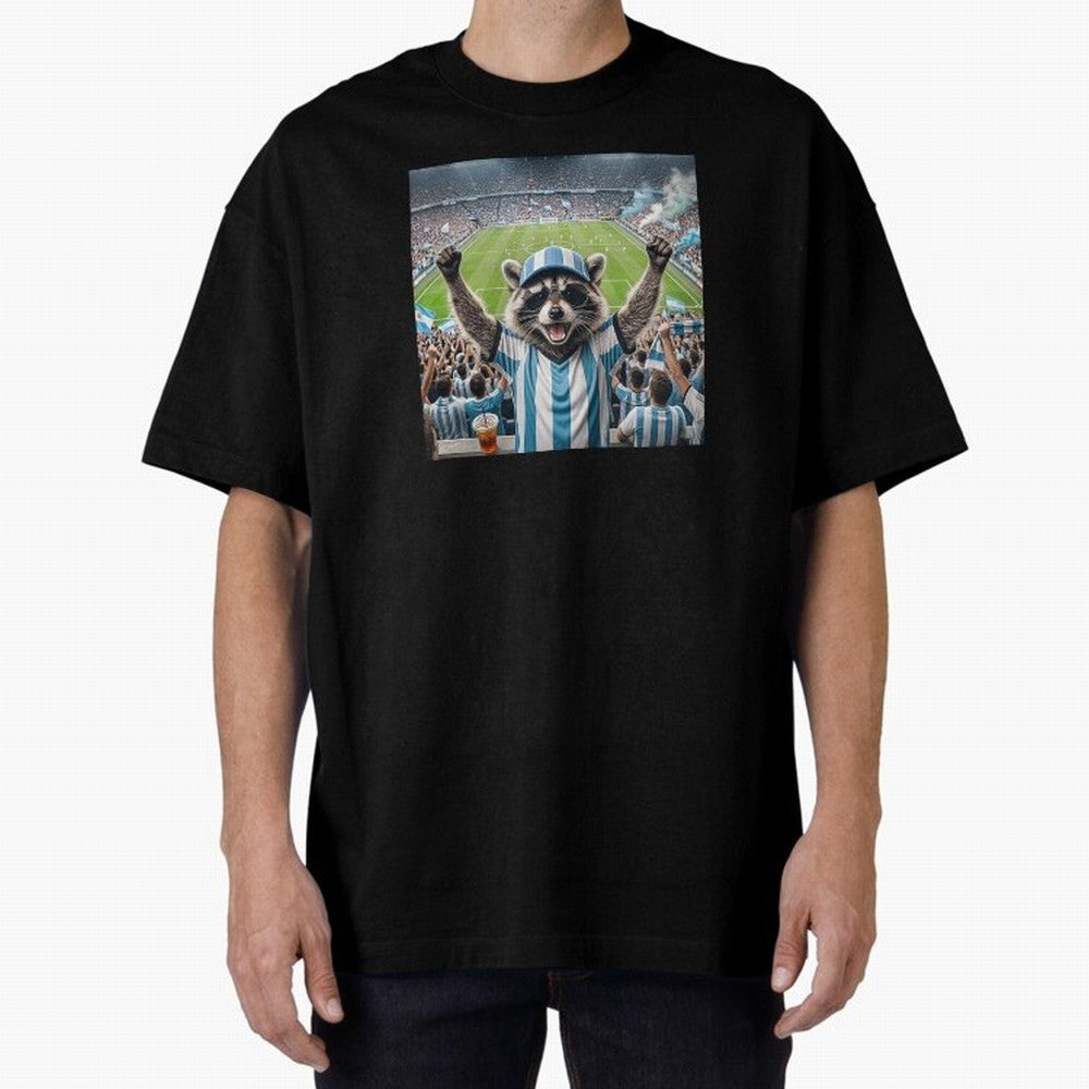 Funny Raccoon Soccer Fan World Cup 2026 Argentina Classic T-Shirt Cheer through Every Moment of FIFA World Cup 2026 USA Canada Mexico Spirit, Connected to Netherlands, Cristiano Ronaldo, Worldwide Fan Energy, Dramatic Goals, Stadium Lights and