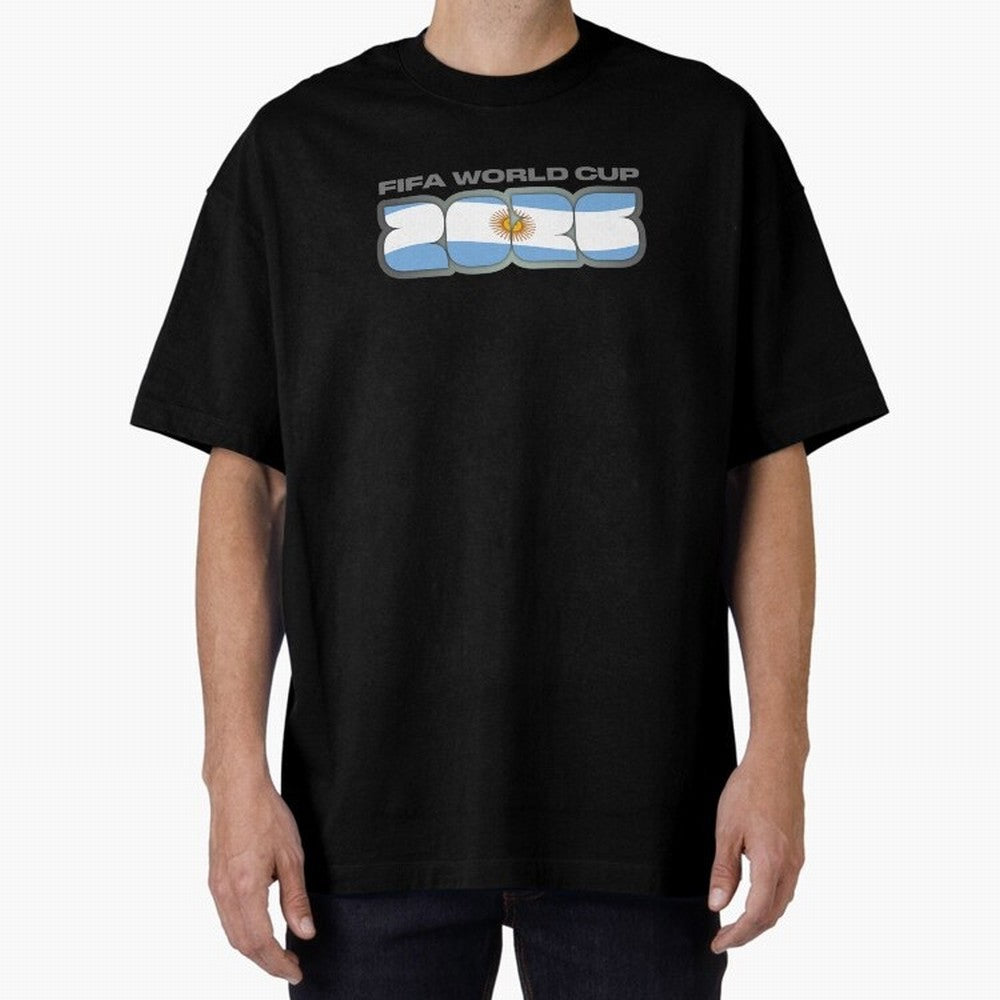 Argentina 2026 Campeones del Mundo Football Fan Classic T-Shirt Feel the Heartbeat of Global Football Passion for FIFA World Cup 2026 Group Stage, Centered on CR7 and Messi, England, Football Festival Excitement, Trophy Ambitions, Country Rivalries