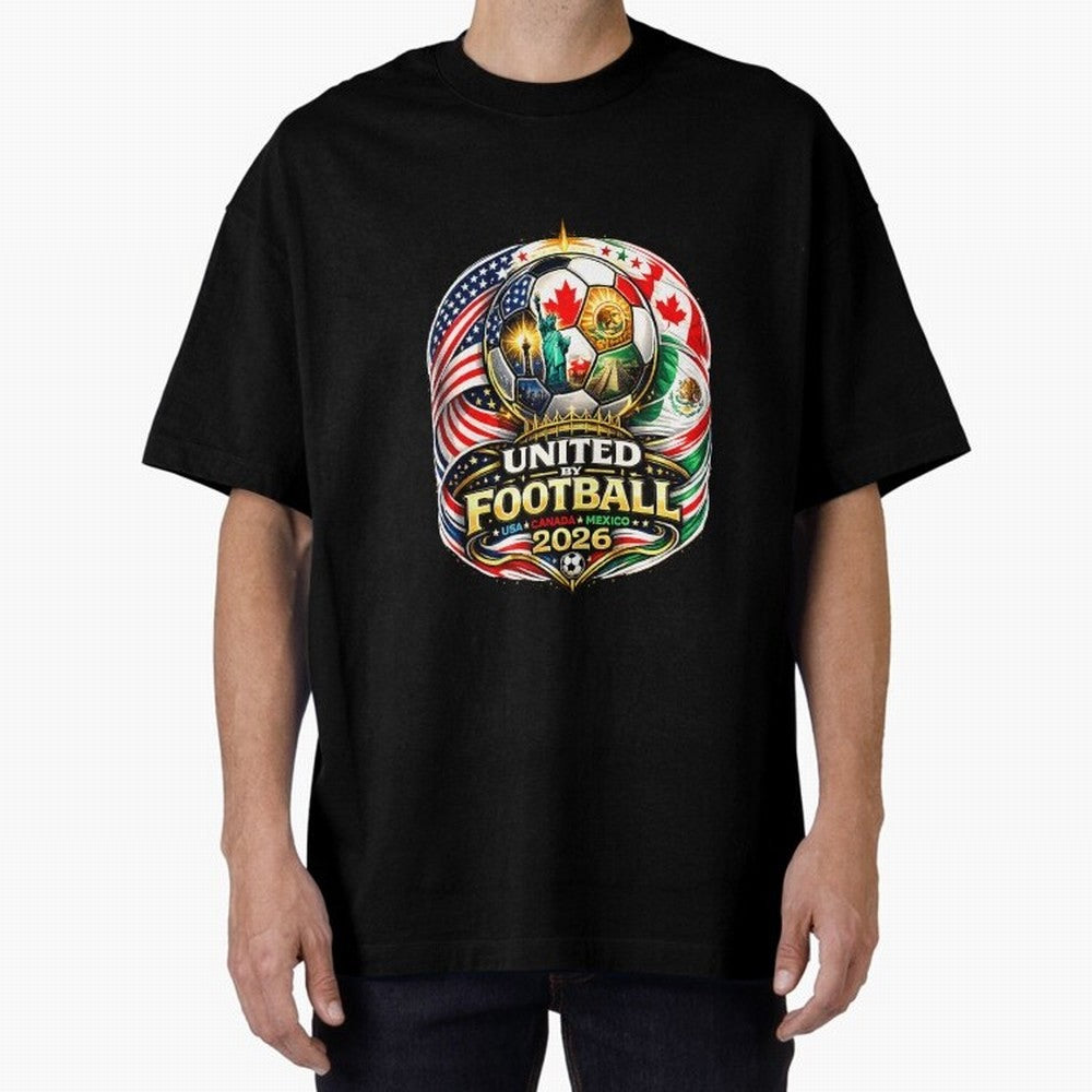 United By Football 2026 USA Canada Mexico Classic T-Shirt Celebrate Soccer Greatness during Global Football Passion for FIFA World Cup 2026 USA Canada Mexico, Highlighting Messi, England, Supporter Pride, Iconic Celebrations, Legendary Names and