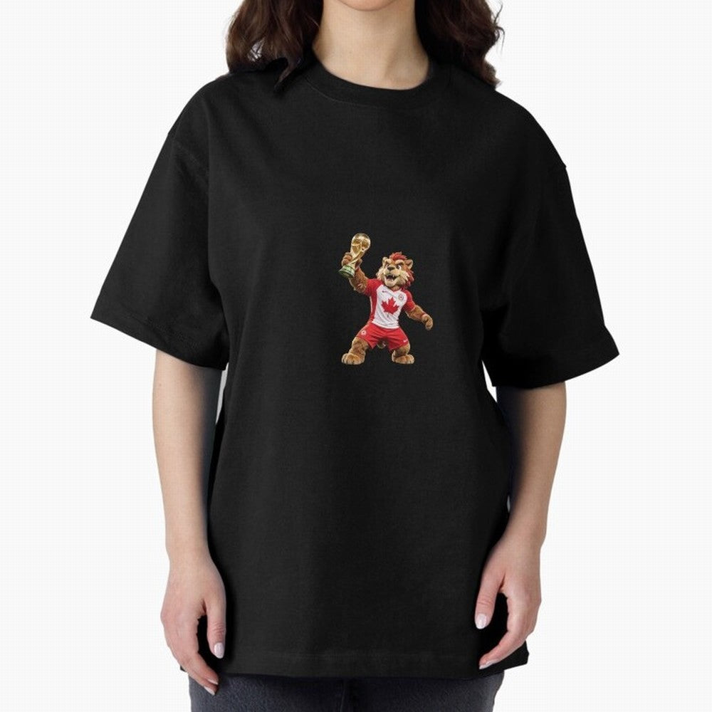 Canada Soccer Mascot Champion - Canadian Football Victory Trophy 2026 Classic T-Shirt Support Iconic Players in FIFA World Cup 2026 Spirit, Made for Argentina, Messi and Cristiano Ronaldo, Retro Football Energy, Iconic Rivalries, Trophy Chase Drama
