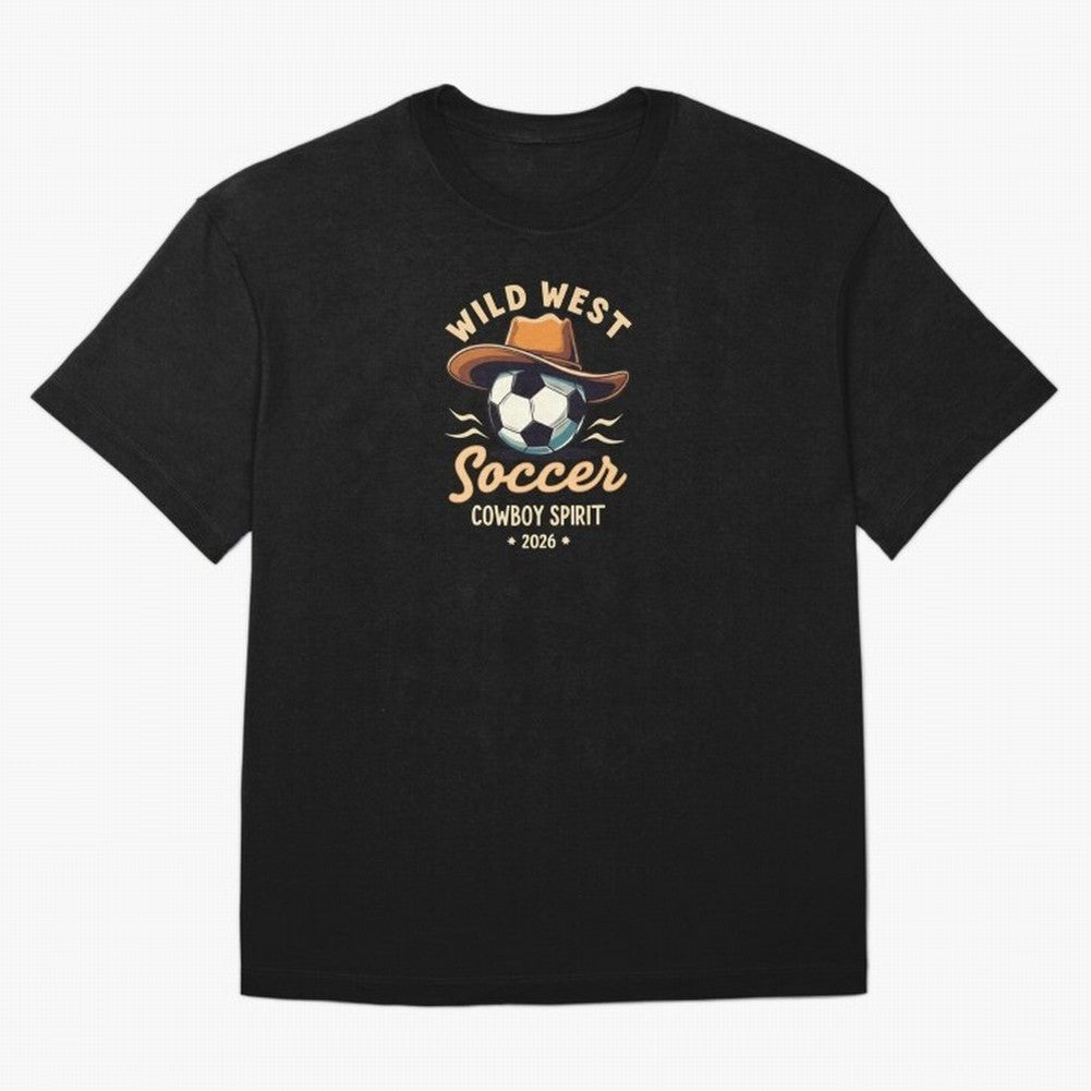 Wild West Soccer Cowboy Spirit World Cup 2026 Classic T-Shirt Discover FIFA World Cup 2026 for Fans of CR7 and Messi and France, Bringing Retro Football Energy, Iconic Rivalries, Trophy Chase Drama and Stadium Atmosphere; Built for Supporters