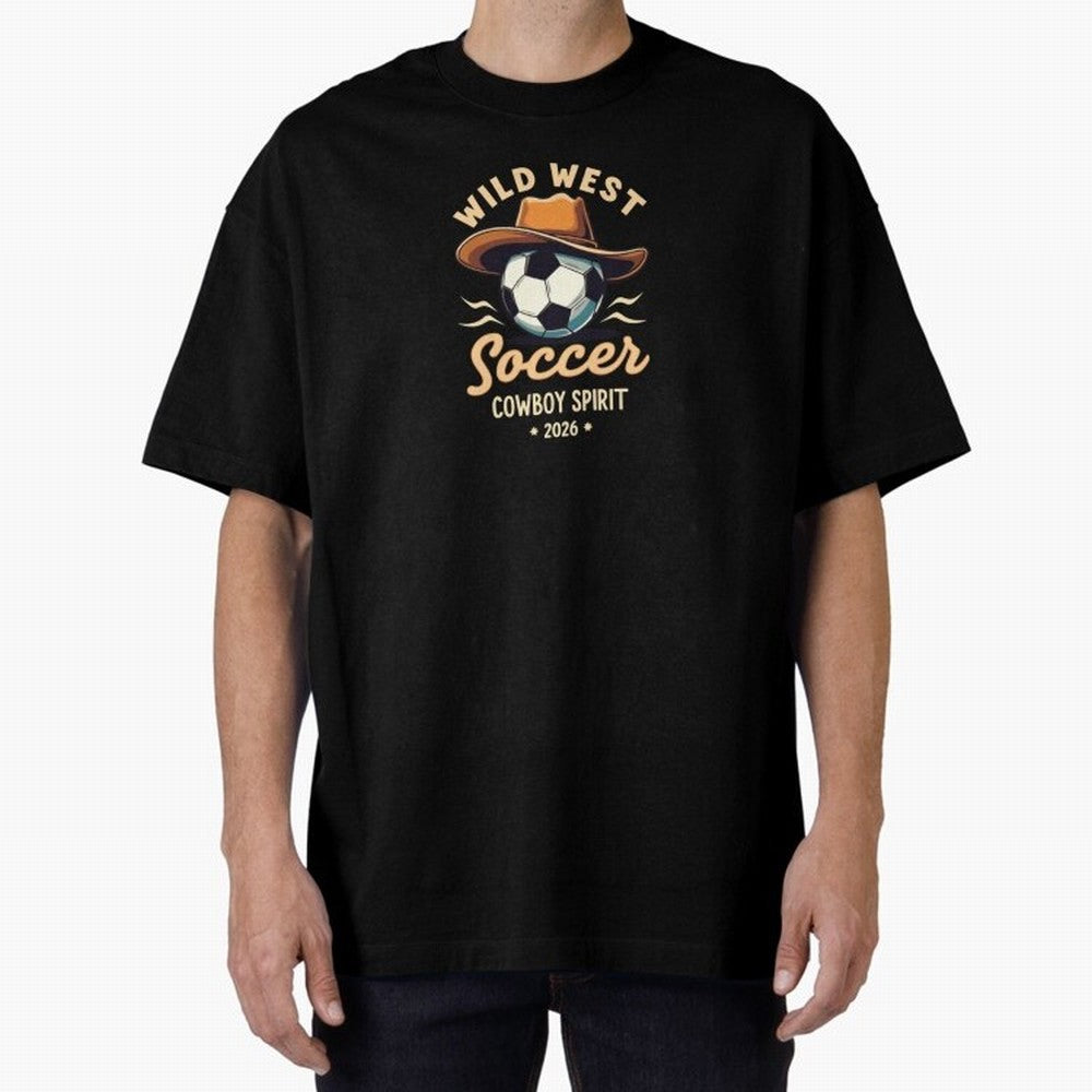Wild West Soccer Cowboy Spirit World Cup 2026 Classic T-Shirt Discover FIFA World Cup 2026 for Fans of CR7 and Messi and France, Bringing Retro Football Energy, Iconic Rivalries, Trophy Chase Drama and Stadium Atmosphere; Built for Supporters