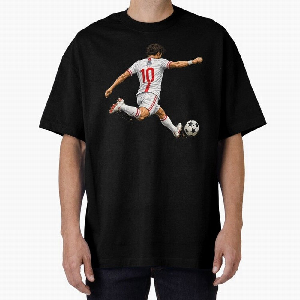 England Football Sticker Number 10 Three Lions Classic T-Shirt Support Your Favorite Stars during FIFA World Cup 2026 for Fans of Messi and Cristiano Ronaldo and Brazil, Portugal and Argentina, Bringing Goal Celebration Energy, Supporter Heritage,