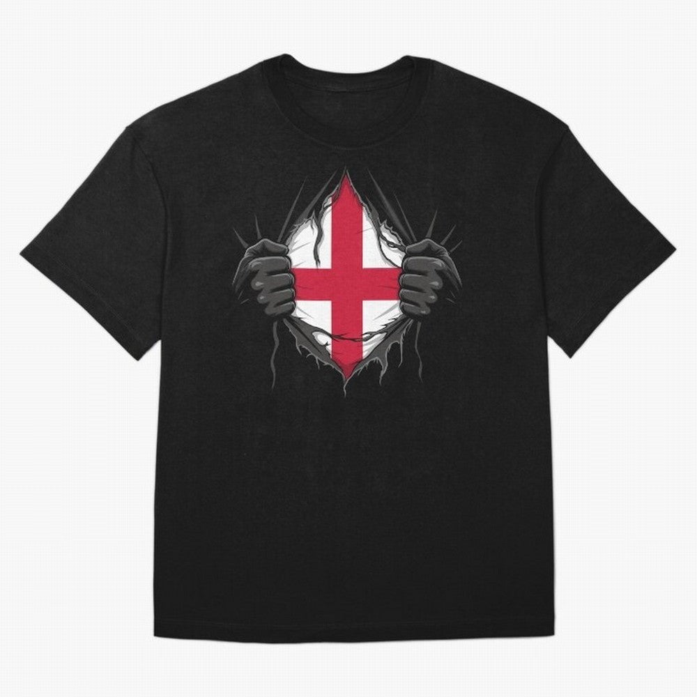 England Flag - National Team Fans Classic T-Shirt Celebrate the Biggest Stage of FIFA World Cup 2026 Group Stage Spirit, Connected to Portugal, Messi and Cristiano Ronaldo, Supporter Pride, Iconic Celebrations, Legendary Names and Global Match Day