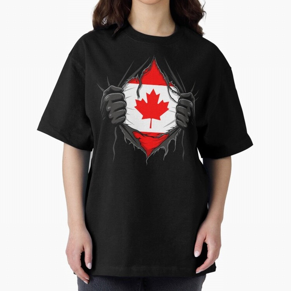 Canada Flag - National Team Fans Classic T-Shirt Support Match Day Hype around FIFA World Cup 2026 USA Canada Mexico, Cristiano Ronaldo, Haaland and CR7, France and Portugal, Champion Mindset, Group Stage Buzz, Knockout Tension and Passionate Fan
