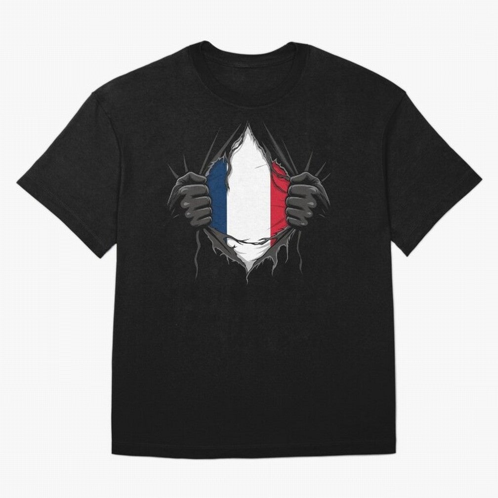 France Flag - National Team Fans Classic T-Shirt Honor the FIFA World Cup 2026 Journey through Messi Highlights, Brazil Pride, Football History, Final Match Energy, Crowd Noise and Once in a Lifetime Moments; Built for Supporters Chasing Trophy