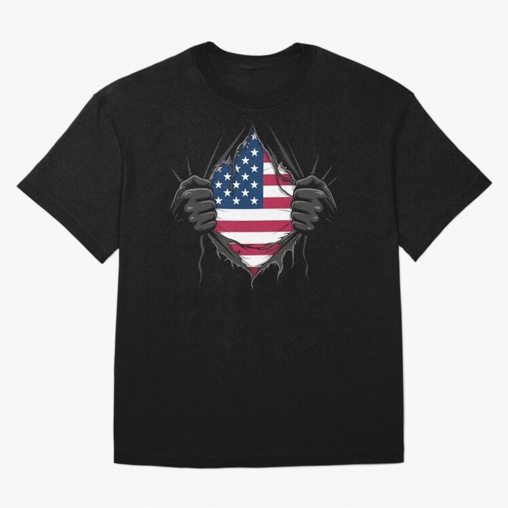 USA Flag - National Team Fans Classic T-Shirt Back Your Heroes with Match Day Hype around FIFA World Cup 2026 USA Canada Mexico, Mbappe, Brazil, Portugal and Argentina, Match Day Excitement, Supporter Culture, Golden Goals and Global Football