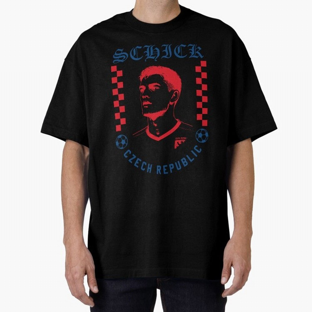Schick Czech Republic Soccer Legend Retro Football Graphic Classic T-Shirt Bring FIFA World Cup 2026 Group Stage Filled with Cristiano Ronaldo, Haaland and CR7, Brazil, Portugal and Argentina Energy, Stadium Memories, Football Loyalty,