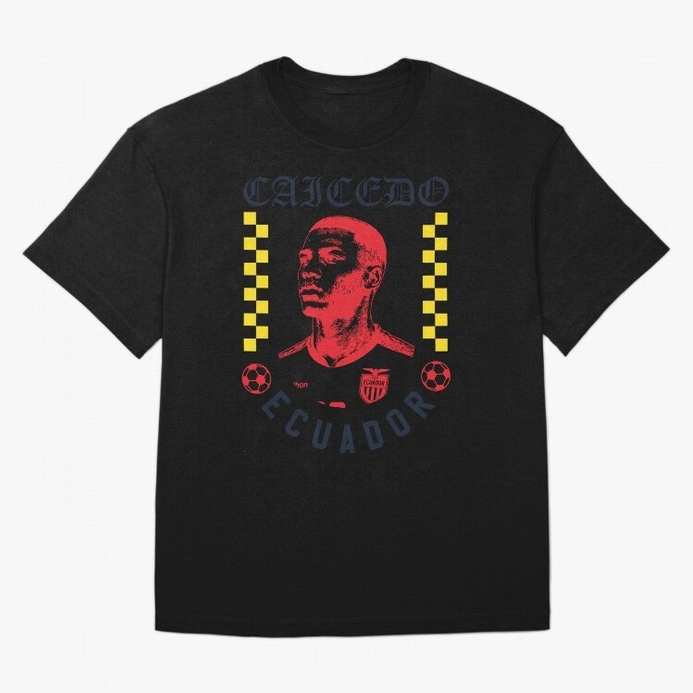 Caicedo Ecuador Soccer Star Retro Football Fan Design Classic T-Shirt Make the Season About the FIFA World Cup 2026 Journey through Cristiano Ronaldo, Haaland and CR7 Highlights, England, France and Netherlands Pride, Fan Favorite Moments, National