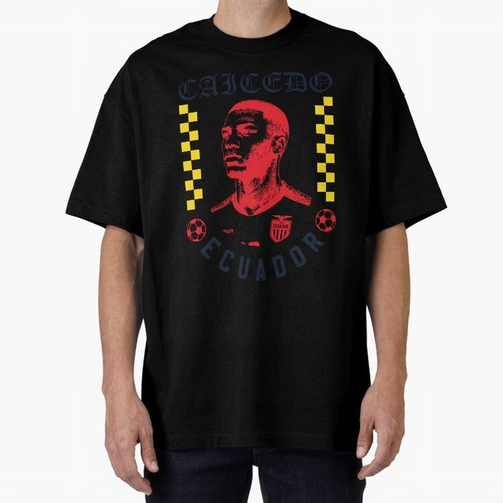Caicedo Ecuador Soccer Star Retro Football Fan Design Classic T-Shirt Make the Season About the FIFA World Cup 2026 Journey through Cristiano Ronaldo, Haaland and CR7 Highlights, England, France and Netherlands Pride, Fan Favorite Moments, National