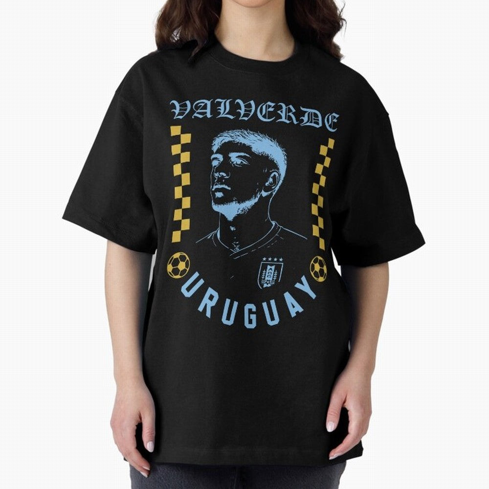 Valverde Uruguay Soccer Star Retro Football Fan Design Classic T-Shirt Honor the Football Icons of Match Day Hype around FIFA World Cup 2026, Mbappe, England and Germany, Soccer Culture, Superstar Moments, National Team Dreams and Competitive Fire;