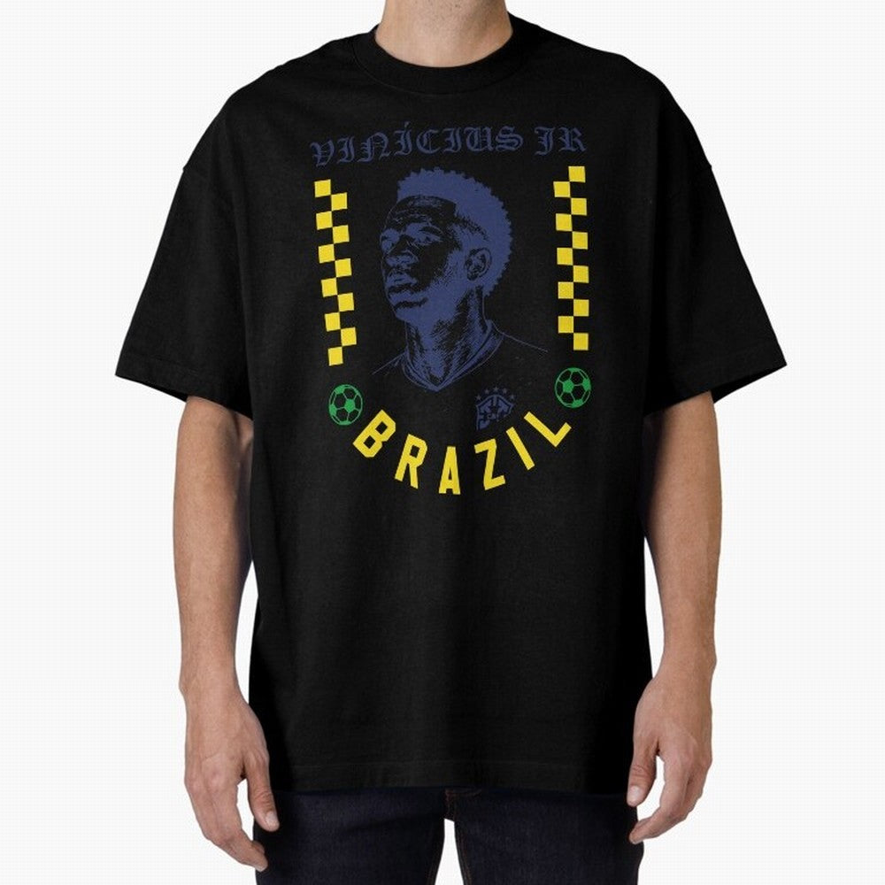 Vin¨ªcius Jr Brazil Soccer Legend Retro Football Fan Design Classic T-Shirt Live for the Drama of Global Football Passion for FIFA World Cup 2026, Driven by Neymar, France, Worldwide Fan Energy, Dramatic Goals, Stadium Lights and Championship
