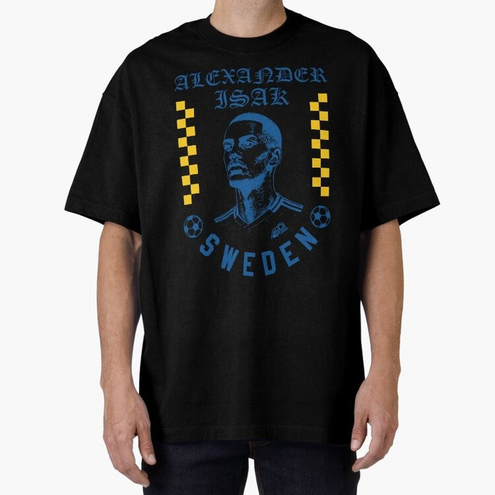 Alexander Isak Sweden Soccer Star Retro Football Fan Design Classic T-Shirt Celebrate Supporters United by FIFA World Cup 2026 USA Canada Mexico Connected to Mbappe, England and Germany Energy, Soccer Culture, Superstar Moments, National Team
