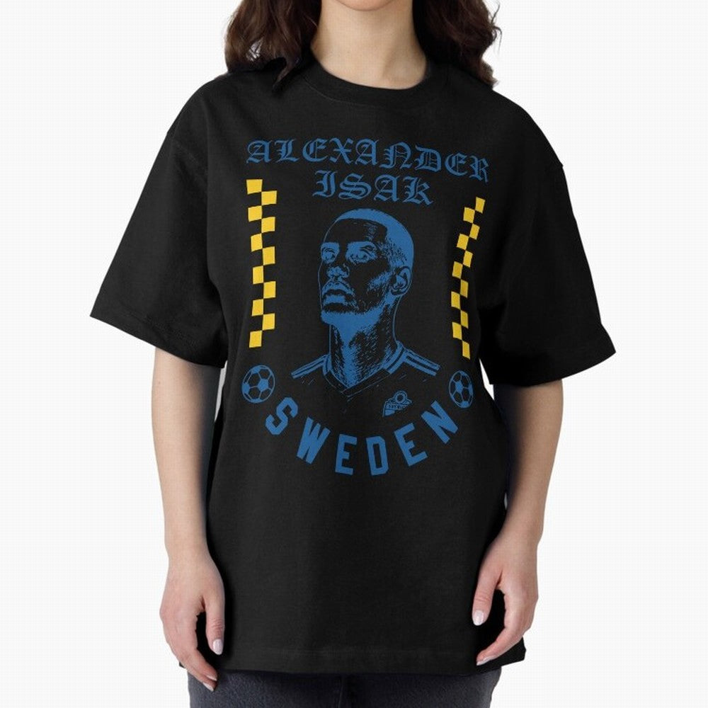 Alexander Isak Sweden Soccer Star Retro Football Fan Design Classic T-Shirt Celebrate Supporters United by FIFA World Cup 2026 USA Canada Mexico Connected to Mbappe, England and Germany Energy, Soccer Culture, Superstar Moments, National Team