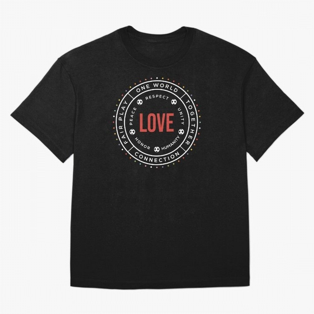 One World One Game ¡ª Soccer World Cup 2026 Love Unity Design Classic T-Shirt Live for the Drama of FIFA World Cup 2026 Group Stage for Fans of Mbappe and Brazil, Bringing Worldwide Fan Energy, Dramatic Goals, Stadium Lights and Championship