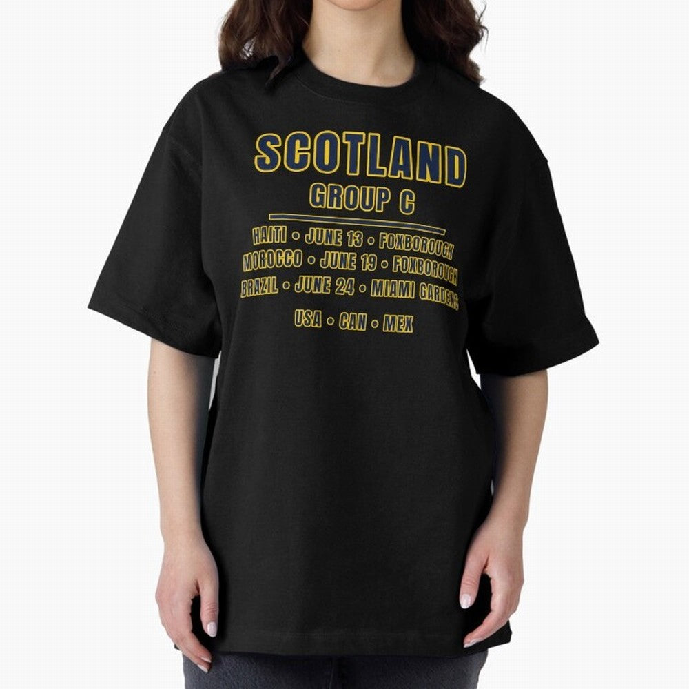 Scotland World Cup 2026 Fixtures T-Shirt ¨C Group C Football Shirt Classic T-Shirt Spotlight Match Day Hype around FIFA World Cup 2026, Haaland, Germany, Match Day Excitement, Supporter Culture, Golden Goals and Global Football Passion; Perfect for