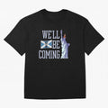 Scotland Football, Tartan Army ¡°We¡¯ll Be Coming¡±, Funny Statue of Liberty Classic T-Shirt Celebrate the Stars of Global Football Passion for FIFA World Cup 2026, Centered on Neymar, England, Sports Nostalgia, International Competition, Famous
