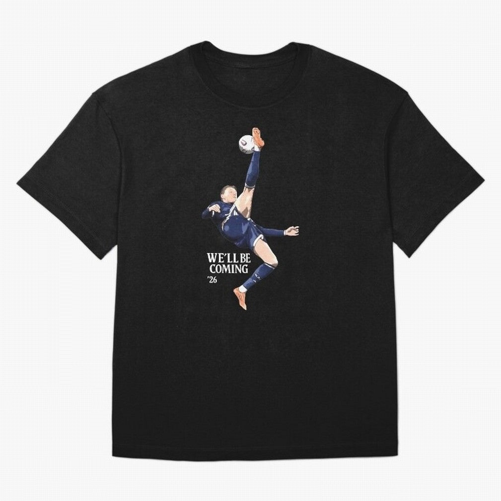 Scotland We'll Be Coming 26 World Cup 26 Classic T-Shirt Honor the Football Icons of FIFA World Cup 2026 Group Stage Centered on Neymar, Haaland and Cristiano Ronaldo, Portugal Energy, Champion Mindset, Group Stage Buzz, Knockout Tension and
