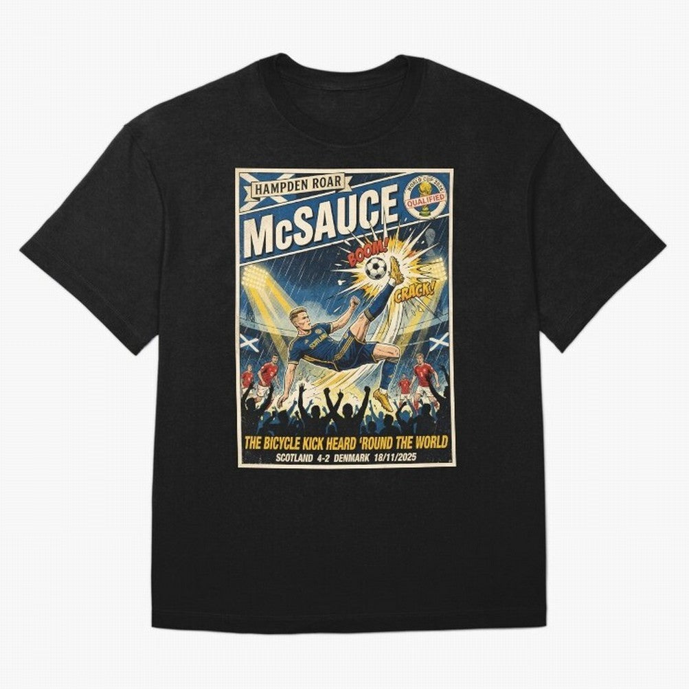 McSauce Goal November 18th 2025 Classic T-Shirt Celebrate Supporters United by the FIFA World Cup 2026 USA Canada Mexico Journey through CR7 and Messi Highlights, Brazil Pride, Tournament Hype, Historic Matchups, Family Viewing Parties and Global