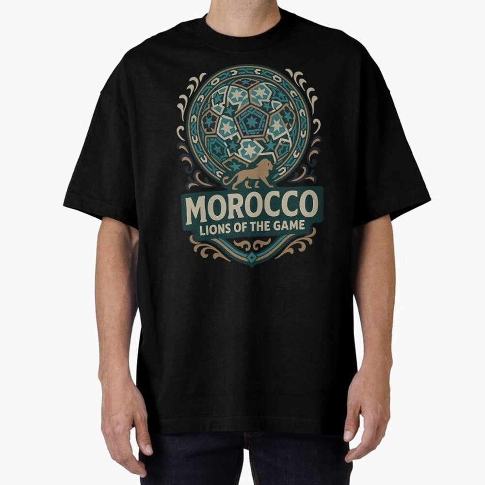 Morocco Lions Of The Game Classic T-Shirt Celebrate Global Passion for FIFA World Cup 2026 Built around CR7 and Messi, Spain Energy, Football Festival Excitement, Trophy Ambitions, Country Rivalries and Star Player Buzz; Ideal for Passionate Fans