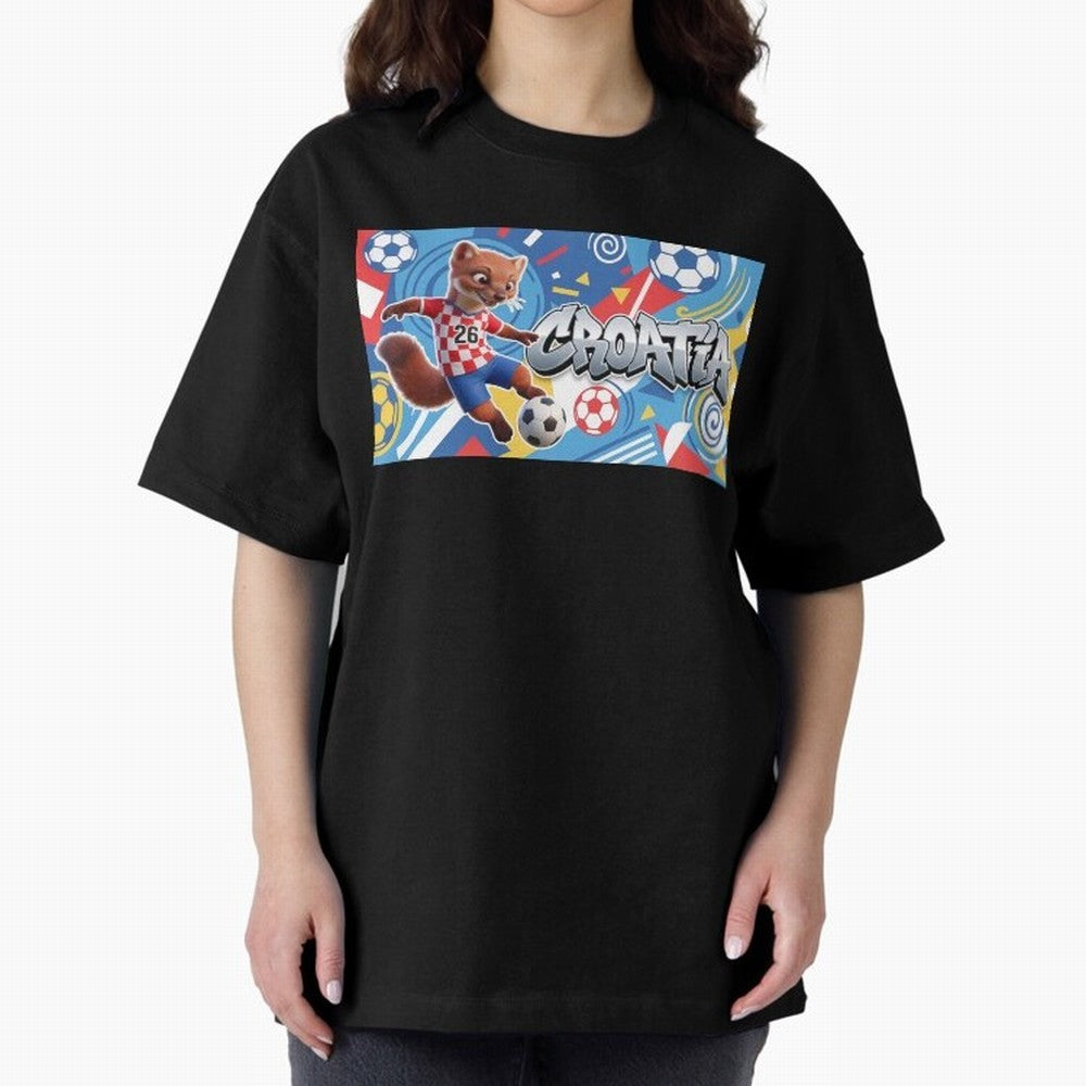 World Cup 2026 Croatia Soccer Team Fan Art Classic T-Shirt Cheer through Every Moment of the FIFA World Cup 2026 USA Canada Mexico Journey through Mbappe and Neymar Highlights, Spain and Netherlands Pride, Retro Football Energy, Iconic Rivalries,