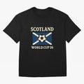 Scotland World Cup 2026 Oversized T-Shirt Bring Match Day Fire to Global Football Passion for FIFA World Cup 2026, Centered on Messi, CR7 and Mbappe, Argentina and Brazil, Global Supporter Spirit, Legendary Goals, National Colors and Tournament