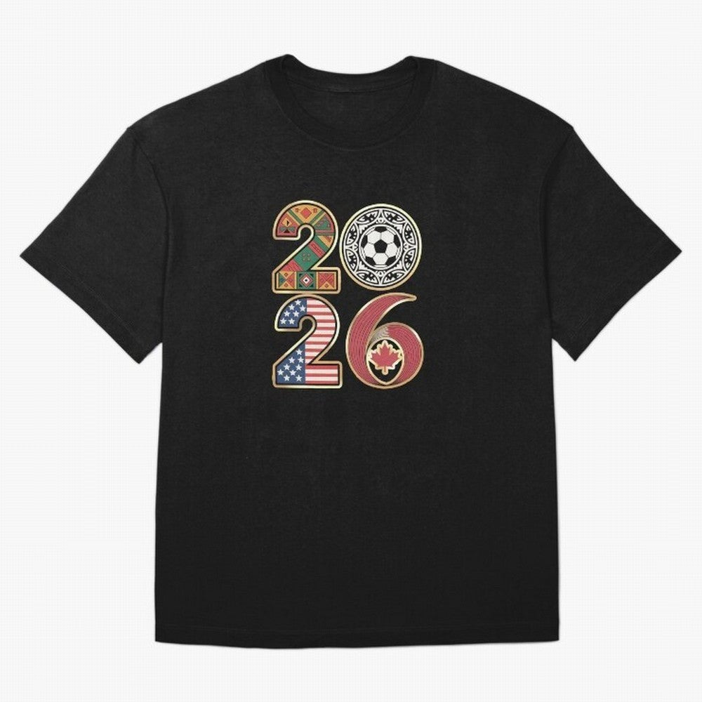 2026 Football Countries Design ¨C USA, Canada & Mexico Inspired Art Oversized T-Shirt Make the Season About FIFA World Cup 2026 Group Stage Spirit, Inspired by Portugal, Spain and Germany, Neymar, Haaland and Cristiano Ronaldo, Tournament Hype,