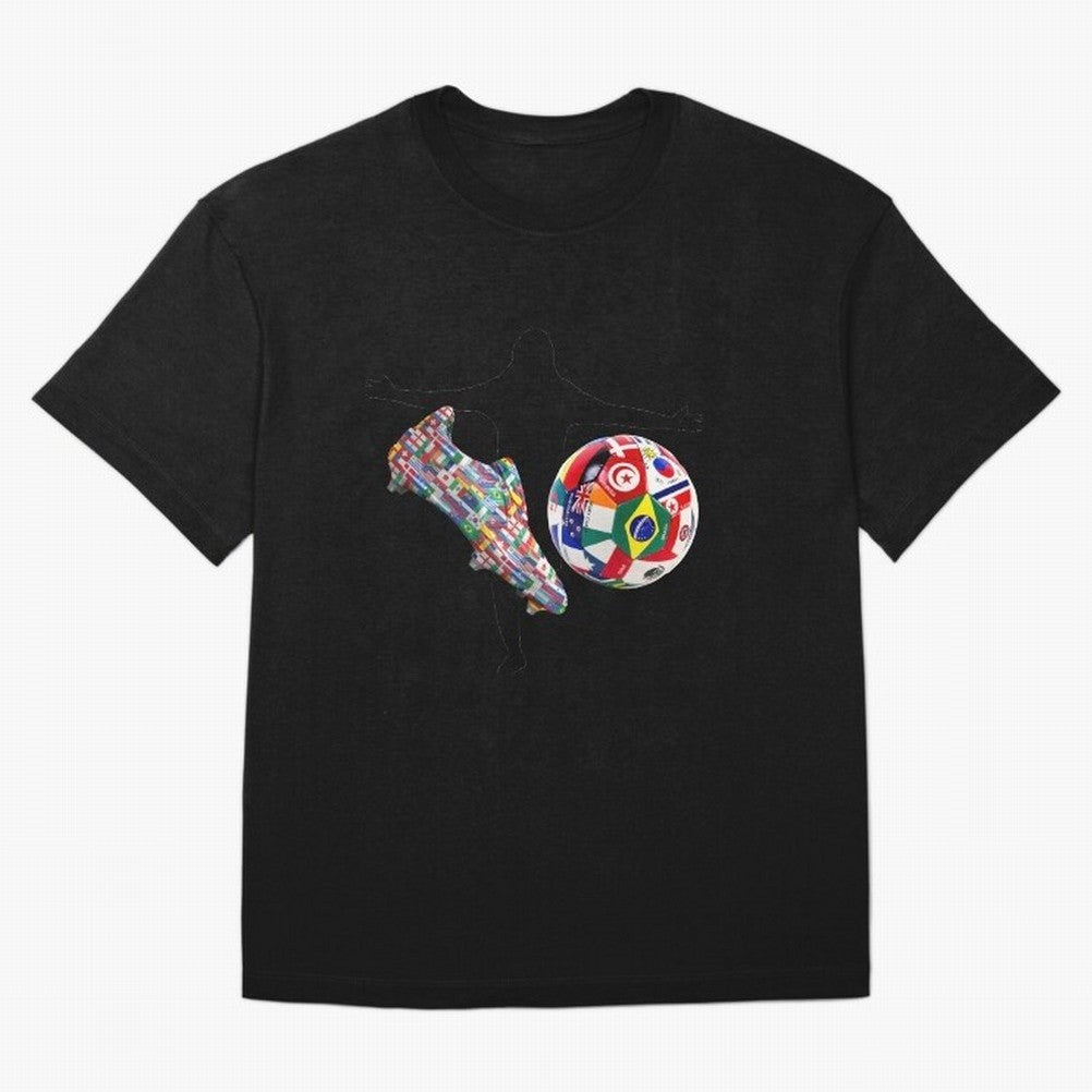 world cup Oversized T-Shirt Keep Football History Alive during Global Football Passion for FIFA World Cup 2026, Highlighting Messi, Brazil, Supporter Pride, Iconic Celebrations, Legendary Names and Global Match Day Energy; Ideal for Fans Who Follow