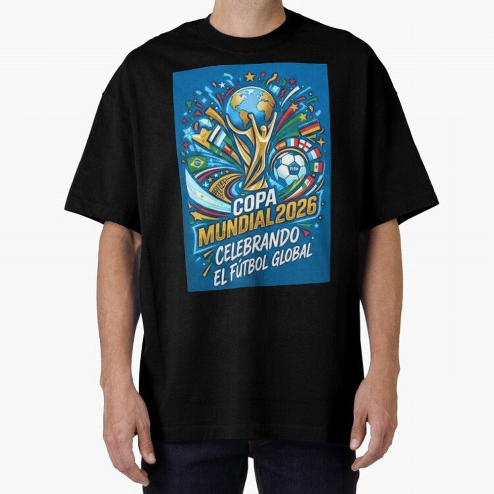 World Cup Oversized T-Shirt Make Your Look Match the FIFA World Cup 2026 USA Canada Mexico Journey through Messi, Neymar and Mbappe Highlights, England, France and Netherlands Pride, Game Day Rituals, Football Legends, Country Pride and the Road to