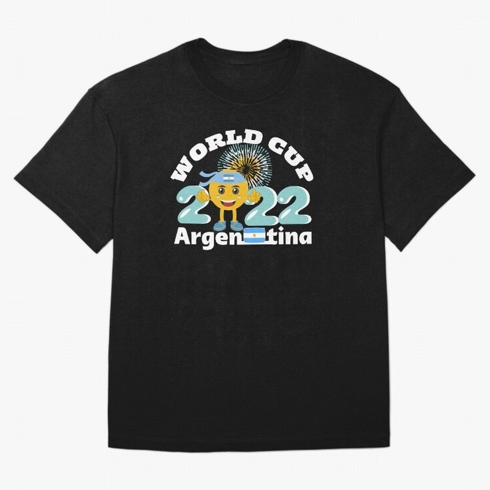 Football World Cup 2022 Winner. Argentina 2022. Oversized T-Shirt Celebrate the Biggest Stage of FIFA World Cup 2026 USA Canada Mexico for Fans of Cristiano Ronaldo and France and Portugal, Bringing Worldwide Fan Energy, Dramatic Goals, Stadium