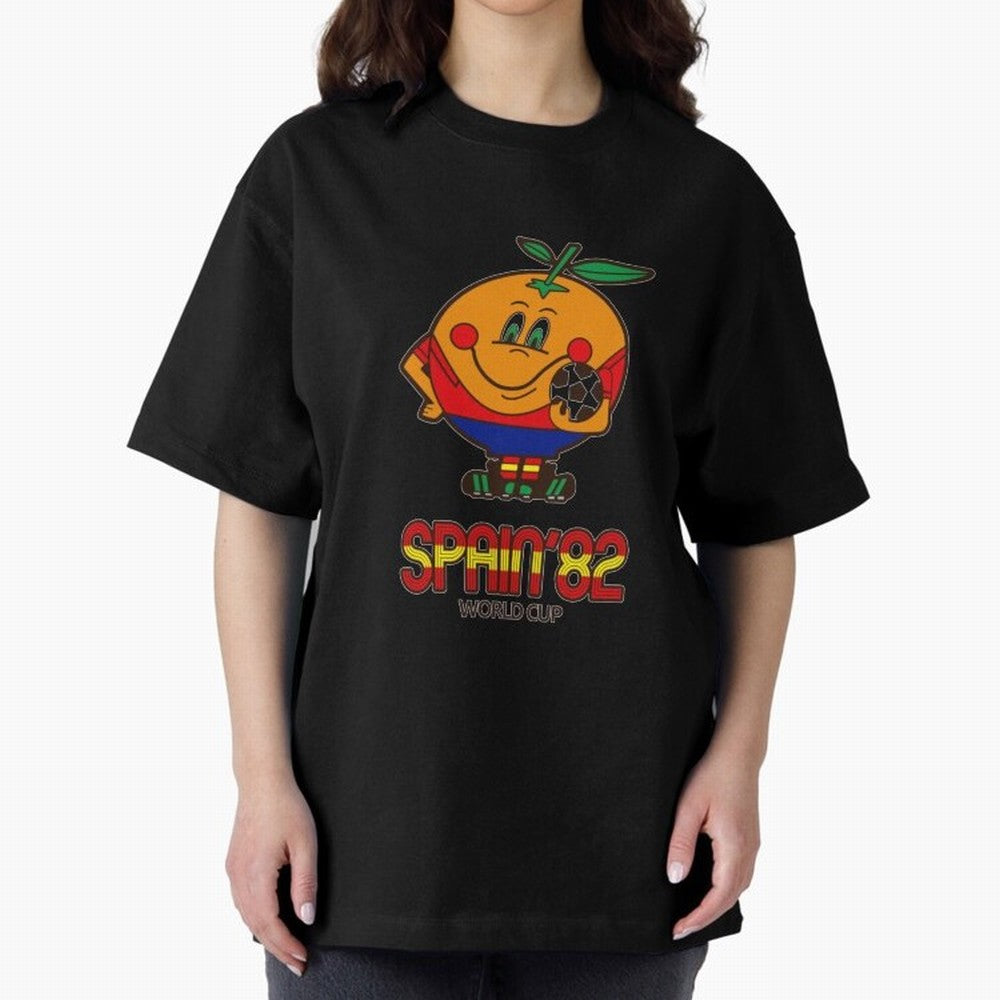 Spain 1982 World Cup- Soccer Oversized T-Shirt Feel FIFA World Cup 2026 Group Stage for Fans of Cristiano Ronaldo, Haaland and CR7 and Argentina and Brazil, Bringing Stadium Chants, National Pride, Trophy Dreams and Unforgettable Football Memories;