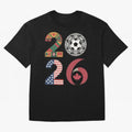 2026 Football Countries Oversized T-Shirt Relive the Noise and Pride of Global Football Passion for FIFA World Cup 2026 USA Canada Mexico, Inspired by Neymar, Haaland and Cristiano Ronaldo, Argentina and Brazil, Stadium Memories, Football Loyalty,