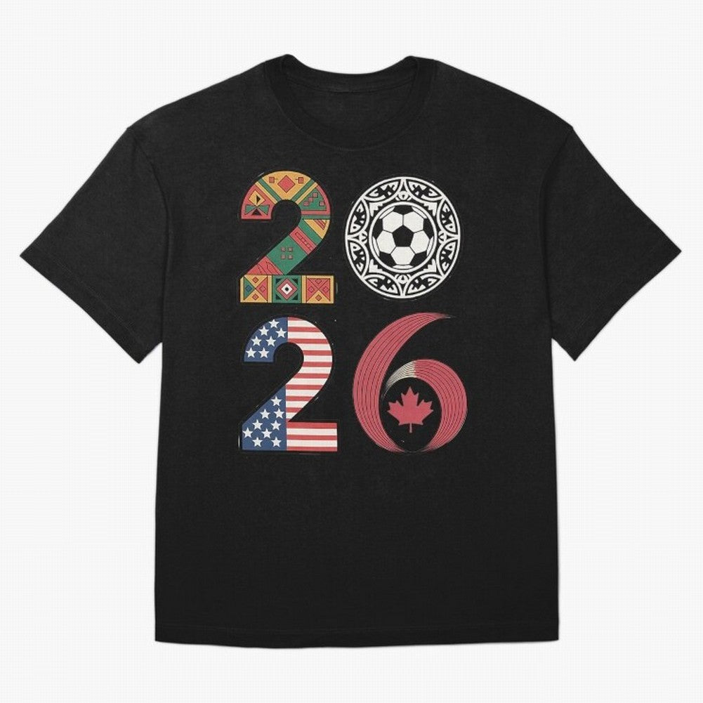 2026 Football Countries Oversized T-Shirt Relive the Noise and Pride of Global Football Passion for FIFA World Cup 2026 USA Canada Mexico, Inspired by Neymar, Haaland and Cristiano Ronaldo, Argentina and Brazil, Stadium Memories, Football Loyalty,